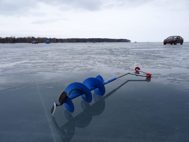 Simcoe Perch Hammering Blue Minnows - Pautzke Bait Co