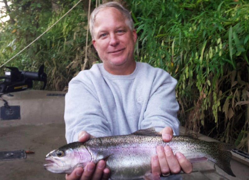 Kentucky Cumberland River Trout Eating Up Salmon Eggs Pautzke Bait Co