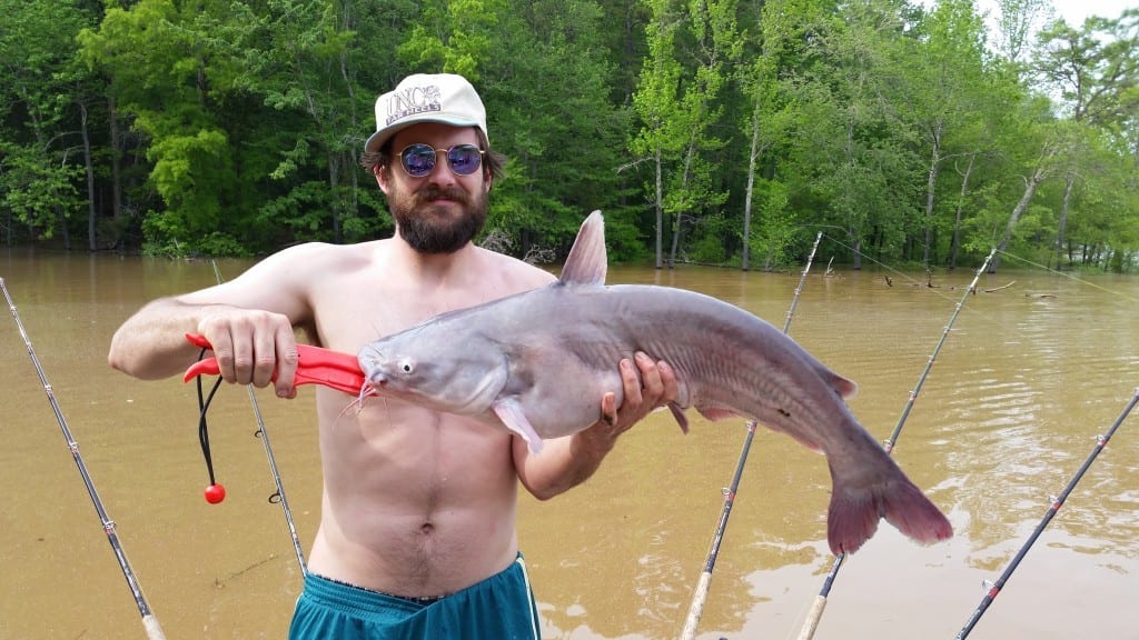 Rain, Mud & High Water Not Slowing Kerr Lake Catfish Bite Pautzke Bait Co