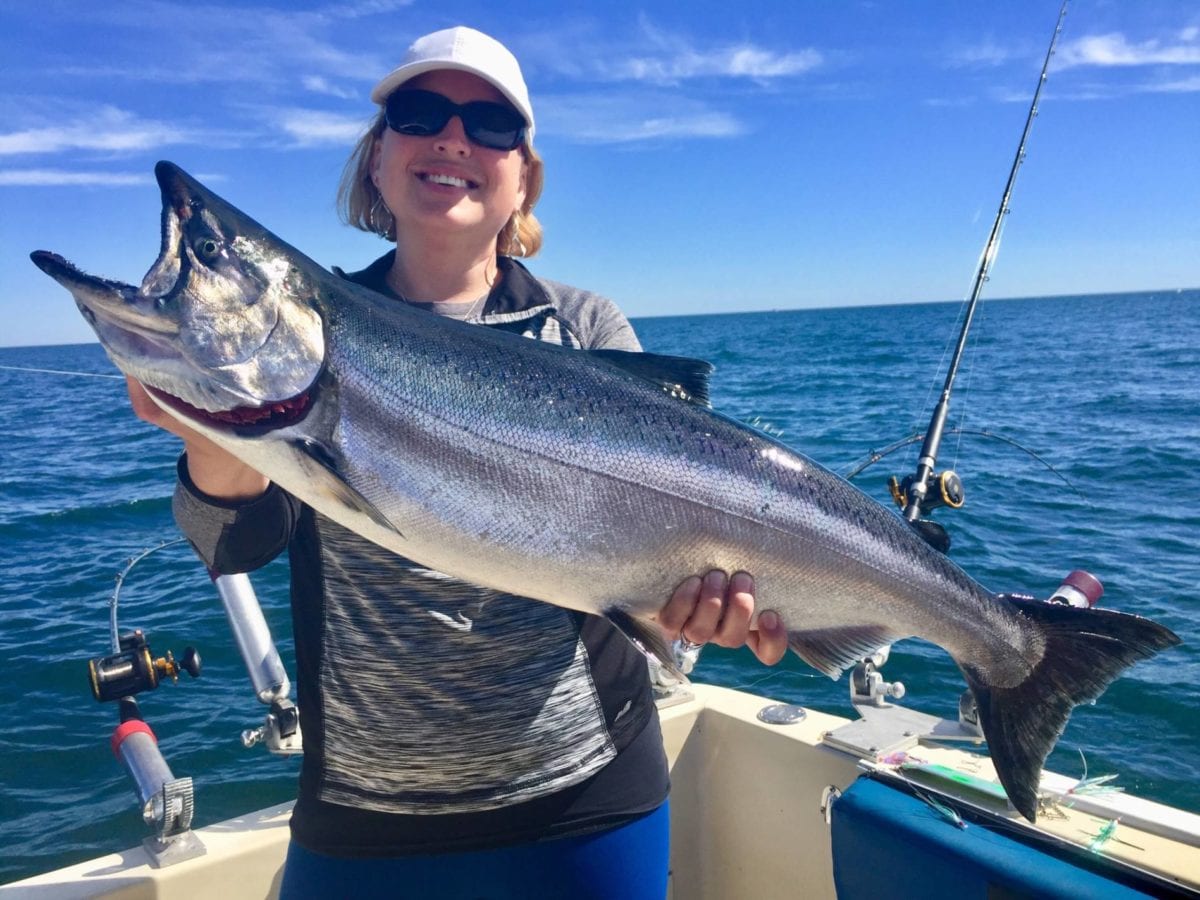 Lake Ontario Salmon Fishing Rated as The Best Ever Pautzke Bait Co